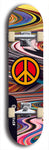 Skateboard deck: Limited edition, North American maple skateboard deck designed by underground artist BellyRash - available widths 7.5 to 8.5 inches in both mellow concave and steep concave shapes. Artwork: TYPE 1 logo brand popsicle-shaped deck