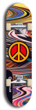 Skateboard deck: Limited edition, North American maple skateboard deck designed by underground artist BellyRash - available widths 7.5 to 8.5 inches in both mellow concave and steep concave shapes. Artwork: TYPE 1 logo brand popsicle-shaped deck