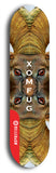 Skateboard deck: Limited edition, North American maple skateboard deck designed by underground artist BellyRash - available widths 7.5 to 8.5 inches in both mellow concave and steep concave shapes. Artwork: XOMFUG logo brand popsicle-shaped deck