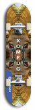Skateboard deck: Limited edition, North American maple skateboard deck designed by underground artist BellyRash - available widths 7.5 to 8.5 inches in both mellow concave and steep concave shapes. Artwork: XOMFUG logo brand popsicle-shaped deck