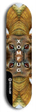 Skateboard deck: Limited edition, North American maple skateboard deck designed by underground artist BellyRash - available widths 7.5 to 8.5 inches in both mellow concave and steep concave shapes. Artwork: XOMFUG logo brand popsicle-shaped deck