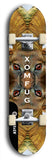 Skateboard deck: Limited edition, North American maple skateboard deck designed by underground artist BellyRash - available widths 7.5 to 8.5 inches in both mellow concave and steep concave shapes. Artwork: XOMFUG logo brand popsicle-shaped deck