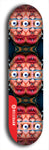 Skateboard deck: Limited edition, North American maple skateboard deck designed by underground artist BellyRash - available widths 7.5 to 8.5 inches in both mellow concave and steep concave shapes. Artwork: EYEBALL JOE logo brand popsicle-shaped deck 