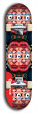 Skateboard deck: Limited edition, North American maple skateboard deck designed by underground artist BellyRash - available widths 7.5 to 8.5 inches in both mellow concave and steep concave shapes. Artwork: EYEBALL JOE logo brand popsicle-shaped deck 