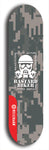 Skateboard deck: Limited edition, North American maple skateboard deck designed by underground artist BellyRash - available widths 7.5 to 8.5 inches in both mellow concave and steep concave shapes. Artwork: BASTARD BIKER logo brand popsicle-shaped deck with mechanical design in background