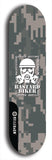 Skateboard deck: Limited edition, North American maple skateboard deck designed by underground artist BellyRash - available widths 7.5 to 8.5 inches in both mellow concave and steep concave shapes. Artwork: BASTARD BIKER logo brand popsicle-shaped deck with mechanical design in background
