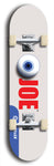 Skateboard deck: Limited edition, North American maple skateboard deck designed by underground artist BellyRash - available widths 7.5 to 8.5 inches in both mellow concave and steep concave shapes. Artwork: EYEBALL JOE logo brand popsicle-shaped deck 