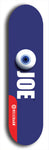 Skateboard deck: Limited edition, North American maple skateboard deck designed by underground artist BellyRash - available widths 7.5 to 8.5 inches in both mellow concave and steep concave shapes. Artwork: EYEBALL JOE logo brand popsicle-shaped deck 