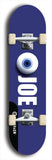 Skateboard deck: Limited edition, North American maple skateboard deck designed by underground artist BellyRash - available widths 7.5 to 8.5 inches in both mellow concave and steep concave shapes. Artwork: EYEBALL JOE logo brand popsicle-shaped deck 