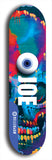 Skateboard deck: Limited edition, North American maple skateboard deck designed by underground artist BellyRash - available widths 7.5 to 8.5 inches in both mellow concave and steep concave shapes. Artwork: EYEBALL JOE logo brand popsicle-shaped deck 