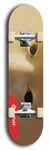 Skateboard deck: Limited edition, North American maple skateboard deck designed by underground artist BellyRash - available widths 7.5 to 8.5 inches in both mellow concave and steep concave shapes. Artwork: SK8PUNX logo brand popsicle-shaped deck