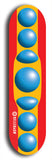 Skateboard deck: Limited edition, North American maple skateboard deck designed by underground artist BellyRash - available widths 7.5 to 8.5 inches in both mellow concave and steep concave shapes. Artwork: TYPE 1 logo brand popsicle-shaped deck