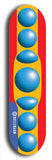 Skateboard deck: Limited edition, North American maple skateboard deck designed by underground artist BellyRash - available widths 7.5 to 8.5 inches in both mellow concave and steep concave shapes. Artwork: TYPE 1 logo brand popsicle-shaped deck