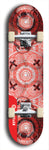 Skateboard deck: Limited edition, North American maple skateboard deck designed by underground artist BellyRash - available widths 7.5 to 8.5 inches in both mellow concave and steep concave shapes. Artwork: XOMFUG logo brand popsicle-shaped deck