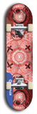 Skateboard deck: Limited edition, North American maple skateboard deck designed by underground artist BellyRash - available widths 7.5 to 8.5 inches in both mellow concave and steep concave shapes. Artwork: XOMFUG logo brand popsicle-shaped deck