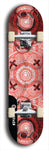 Skateboard deck: Limited edition, North American maple skateboard deck designed by underground artist BellyRash - available widths 7.5 to 8.5 inches in both mellow concave and steep concave shapes. Artwork: XOMFUG logo brand popsicle-shaped deck