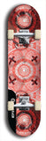 Skateboard deck: Limited edition, North American maple skateboard deck designed by underground artist BellyRash - available widths 7.5 to 8.5 inches in both mellow concave and steep concave shapes. Artwork: XOMFUG logo brand popsicle-shaped deck