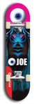 Skateboard deck: Limited edition, North American maple skateboard deck designed by underground artist BellyRash - available widths 7.5 to 8.5 inches in both mellow concave and steep concave shapes. Artwork: EYEBALL JOE logo brand popsicle-shaped deck 