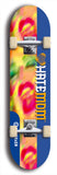 Skateboard deck: Limited edition, North American maple skateboard deck designed by underground artist BellyRash - available widths 7.5 to 8.5 inches in both mellow concave and steep concave shapes. Artwork: HATEMOM logo brand popsicle-shaped deck