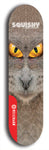 Skateboard deck: Limited edition, North American maple skateboard deck designed by underground artist BellyRash - available widths 7.5 to 8.5 inches in both mellow concave and steep concave shapes. Artwork: SQUISHY logo brand popsicle-shaped deck