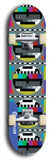 Skateboard deck: Limited edition, North American maple skateboard deck designed by underground artist BellyRash - available widths 7.5 to 8.5 inches in both mellow concave and steep concave shapes. Artwork: TYPE 1 logo brand popsicle-shaped deck