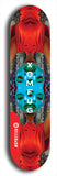 Skateboard deck: Limited edition, North American maple skateboard deck designed by underground artist BellyRash - available widths 7.5 to 8.5 inches in both mellow concave and steep concave shapes. Artwork: XOMFUG logo brand popsicle-shaped deck