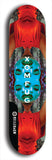 Skateboard deck: Limited edition, North American maple skateboard deck designed by underground artist BellyRash - available widths 7.5 to 8.5 inches in both mellow concave and steep concave shapes. Artwork: XOMFUG logo brand popsicle-shaped deck