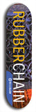 Limited edition, North American maple skateboard deck designed by underground artist BellyRash - available widths 7.5 to 8.5 inches in both mellow concave and steep concave shapes. Artwork: MEATBOOGER brand popsicle-shaped with large word logo on a multi-colored patterned background