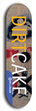 Limited edition, North American maple skateboard deck designed by underground artist BellyRash - available widths 7.5 to 8.5 inches in both mellow concave and steep concave shapes. Artwork: MEATBOOGER brand popsicle-shaped with large word logo on a multi-colored patterned background