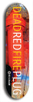 Limited edition, North American maple skateboard deck designed by underground artist BellyRash - available widths 7.5 to 8.5 inches in both mellow concave and steep concave shapes. Artwork: MEATBOOGER brand popsicle-shaped with large word logo on a multi-colored patterned background