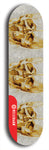 Skateboard deck: Limited edition, North American maple skateboard deck designed by underground artist BellyRash - available widths 7.5 to 8.5 inches in both mellow concave and steep concave shapes. Artwork: SK8PUNX logo brand popsicle-shaped deck