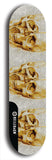 Skateboard deck: Limited edition, North American maple skateboard deck designed by underground artist BellyRash - available widths 7.5 to 8.5 inches in both mellow concave and steep concave shapes. Artwork: SK8PUNX logo brand popsicle-shaped deck