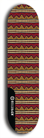 Skateboard deck: Limited edition, North American maple skateboard deck designed by underground artist BellyRash - available widths 7.5 to 8.5 inches in both mellow concave and steep concave shapes. Artwork: TYPE 1 logo brand popsicle-shaped deck