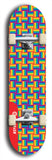 Skateboard deck: Limited edition, North American maple skateboard deck designed by underground artist BellyRash - available widths 7.5 to 8.5 inches in both mellow concave and steep concave shapes. Artwork: TYPE 1 logo brand popsicle-shaped deck