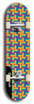 Skateboard deck: Limited edition, North American maple skateboard deck designed by underground artist BellyRash - available widths 7.5 to 8.5 inches in both mellow concave and steep concave shapes. Artwork: TYPE 1 logo brand popsicle-shaped deck