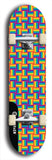 Skateboard deck: Limited edition, North American maple skateboard deck designed by underground artist BellyRash - available widths 7.5 to 8.5 inches in both mellow concave and steep concave shapes. Artwork: TYPE 1 logo brand popsicle-shaped deck