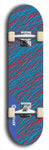 Skateboard deck: Limited edition, North American maple skateboard deck designed by underground artist BellyRash - available widths 7.5 to 8.5 inches in both mellow concave and steep concave shapes. Artwork: TYPE 1 logo brand popsicle-shaped deck