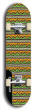 Skateboard deck: Limited edition, North American maple skateboard deck designed by underground artist BellyRash - available widths 7.5 to 8.5 inches in both mellow concave and steep concave shapes. Artwork: TYPE 1 logo brand popsicle-shaped deck