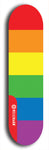 Skateboard deck: Limited edition, North American maple skateboard deck designed by underground artist BellyRash - available widths 7.5 to 8.5 inches in both mellow concave and steep concave shapes. Artwork: TYPE 1 logo brand popsicle-shaped deck