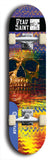 Skateboard deck: Limited edition, North American maple skateboard deck designed by underground artist BellyRash - available widths 7.5 to 8.5 inches in both mellow concave and steep concave shapes. Artwork: DEAD SAINT logo brand popsicle-shaped deck 