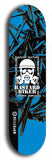 Skateboard deck: Limited edition, North American maple skateboard deck designed by underground artist BellyRash - available widths 7.5 to 8.5 inches in both mellow concave and steep concave shapes. Artwork: BASTARD BIKER logo brand popsicle-shaped deck with mechanical design in background