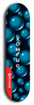 Skateboard deck: Limited edition, North American maple skateboard deck designed by underground artist BellyRash - available widths 7.5 to 8.5 inches in both mellow concave and steep concave shapes. Artwork: XOMFUG logo brand popsicle-shaped deck