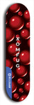 Skateboard deck: Limited edition, North American maple skateboard deck designed by underground artist BellyRash - available widths 7.5 to 8.5 inches in both mellow concave and steep concave shapes. Artwork: XOMFUG logo brand popsicle-shaped deck