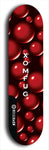 Skateboard deck: Limited edition, North American maple skateboard deck designed by underground artist BellyRash - available widths 7.5 to 8.5 inches in both mellow concave and steep concave shapes. Artwork: XOMFUG logo brand popsicle-shaped deck