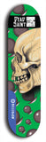 Skateboard deck: Limited edition, North American maple skateboard deck designed by underground artist BellyRash - available widths 7.5 to 8.5 inches in both mellow concave and steep concave shapes. Artwork: DEAD SAINT logo brand popsicle-shaped deck 