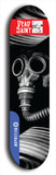 Skateboard deck: Limited edition, North American maple skateboard deck designed by underground artist BellyRash - available widths 7.5 to 8.5 inches in both mellow concave and steep concave shapes. Artwork: DEAD SAINT logo brand popsicle-shaped deck 