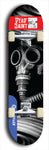 Skateboard deck: Limited edition, North American maple skateboard deck designed by underground artist BellyRash - available widths 7.5 to 8.5 inches in both mellow concave and steep concave shapes. Artwork: DEAD SAINT logo brand popsicle-shaped deck 