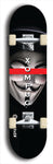 Skateboard deck: Limited edition, North American maple skateboard deck designed by underground artist BellyRash - available widths 7.5 to 8.5 inches in both mellow concave and steep concave shapes. Artwork: XOMFUG logo brand popsicle-shaped deck