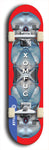 Skateboard deck: Limited edition, North American maple skateboard deck designed by underground artist BellyRash - available widths 7.5 to 8.5 inches in both mellow concave and steep concave shapes. Artwork: XOMFUG logo brand popsicle-shaped deck