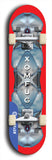 Skateboard deck: Limited edition, North American maple skateboard deck designed by underground artist BellyRash - available widths 7.5 to 8.5 inches in both mellow concave and steep concave shapes. Artwork: XOMFUG logo brand popsicle-shaped deck